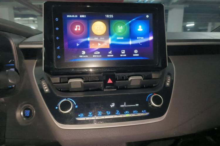 Used Toyota Levin 2019 185T CVT Luxury Edition China VI Standard Audio And AC Panel