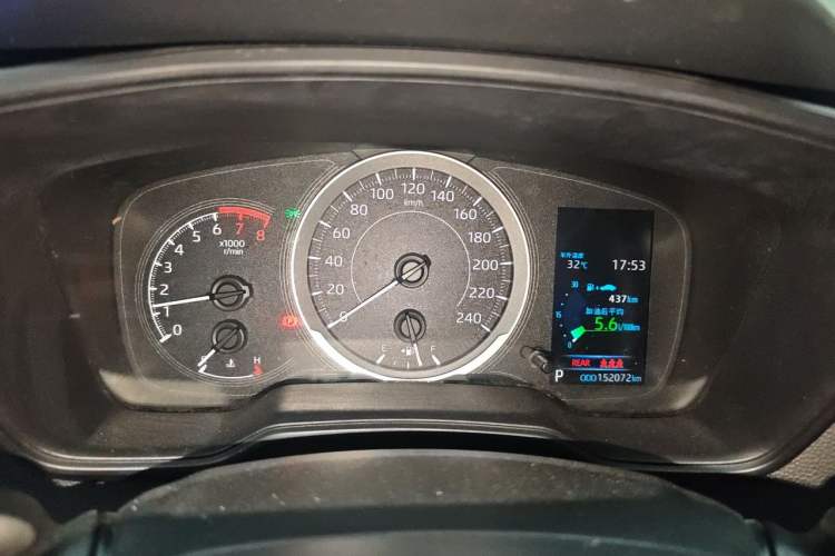 Used Toyota Levin 2019 185T CVT Luxury Edition China VI Standard Instrument Cluster