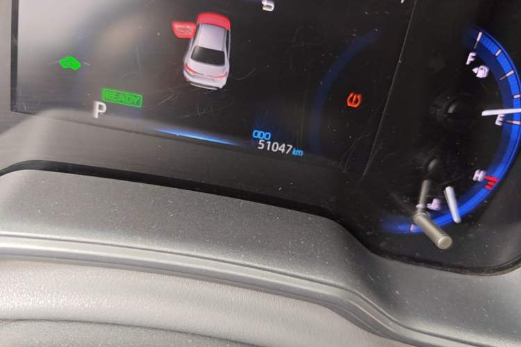 Used Toyota Levin 2019 Dual-Engine 1.8H E-CVT Tech Edition China VI Standard Odometer Close Up
