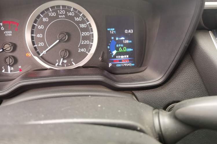 Used Toyota Levin 2019 185T CVT Sport Edition China V Standard Odometer Close Up