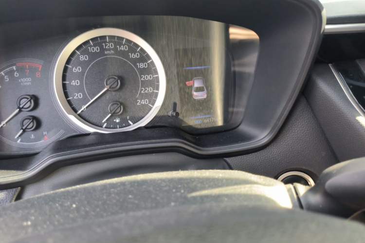 Used Toyota Levin 2019 185T CVT Sport Edition China V Standard Odometer Close Up