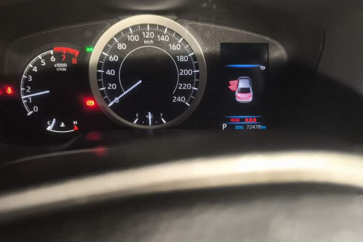 Used Toyota Levin 2019 185T CVT Sport Edition China VI Standard Odometer Close Up