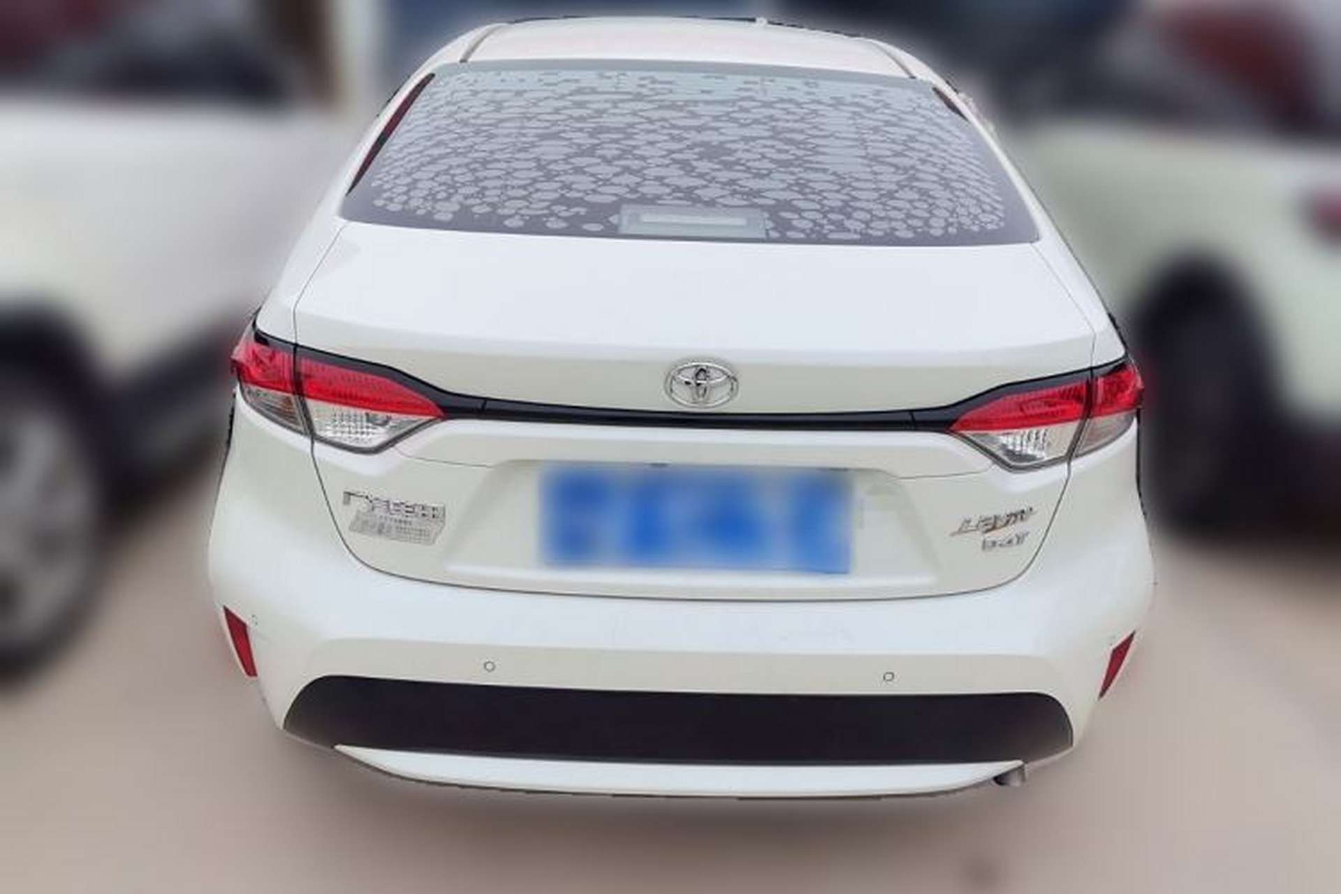 Used Toyota Levin 2019 185T CVT Sport Edition China VI Standard Rear