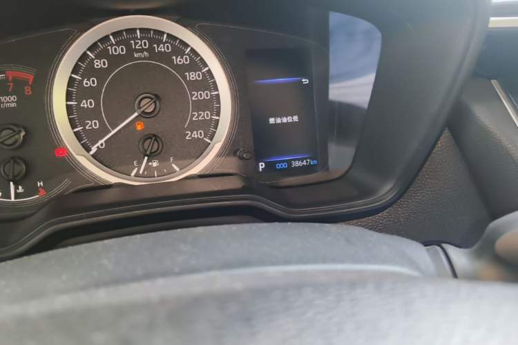 Used Toyota Levin 2021 2.0L Luxury Edition Odometer Close Up