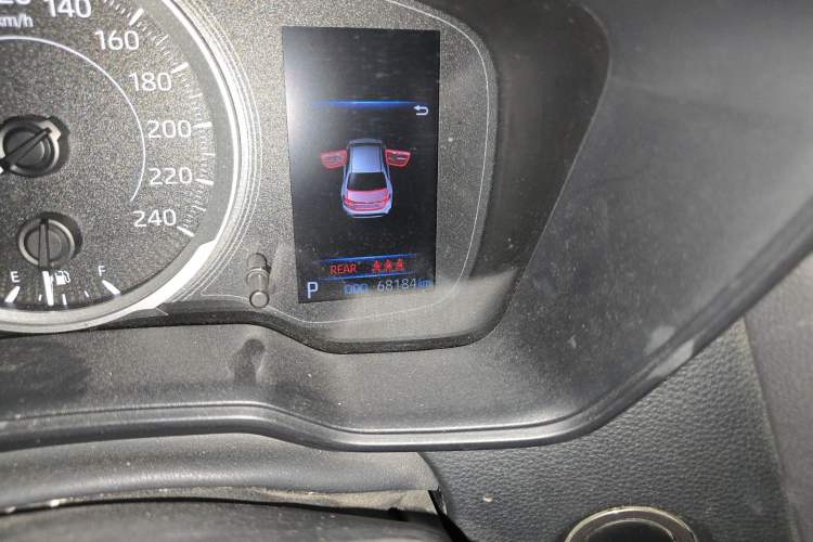 Used Toyota Levin 2021 185T CVT Sport Edition Odometer Close Up