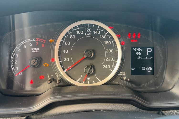 Used Toyota Levin 2021 TNGA 1.5L CVT Entry-Level Model Odometer Close Up