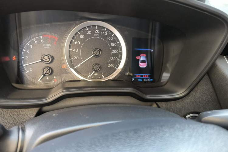 Used Toyota Levin 2021 185T CVT Sport Edition Odometer Close Up