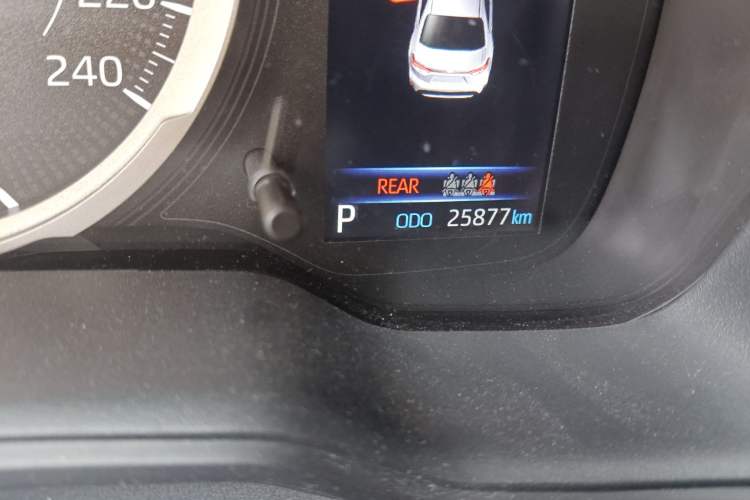 Used Toyota Levin 2021 2.0L Luxury Edition Odometer Close Up