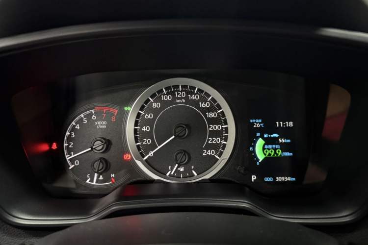 Used Toyota Levin 2021 185T CVT Sport Edition Odometer Close Up