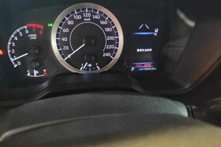 Used Toyota Levin 2021 185T CVT Luxury Edition Odometer Close Up