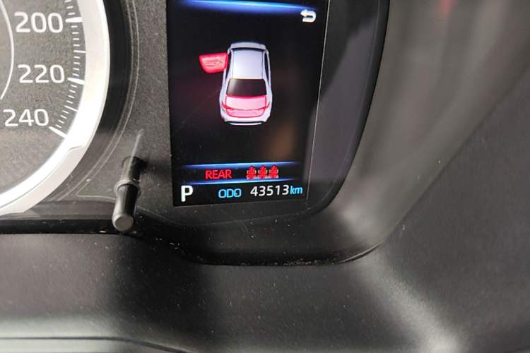 Used Toyota Levin 2021 185T CVT Sport Edition Odometer Close Up
