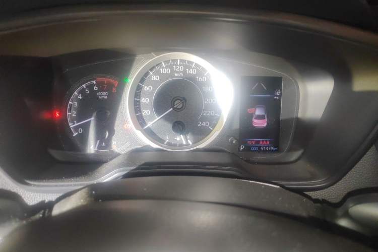 Used Toyota Levin 2021 185T CVT Luxury Edition Odometer Close Up
