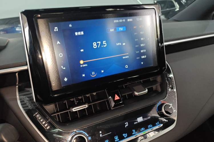 Used Toyota Levin 2021 185T CVT Luxury Edition Audio And AC Panel