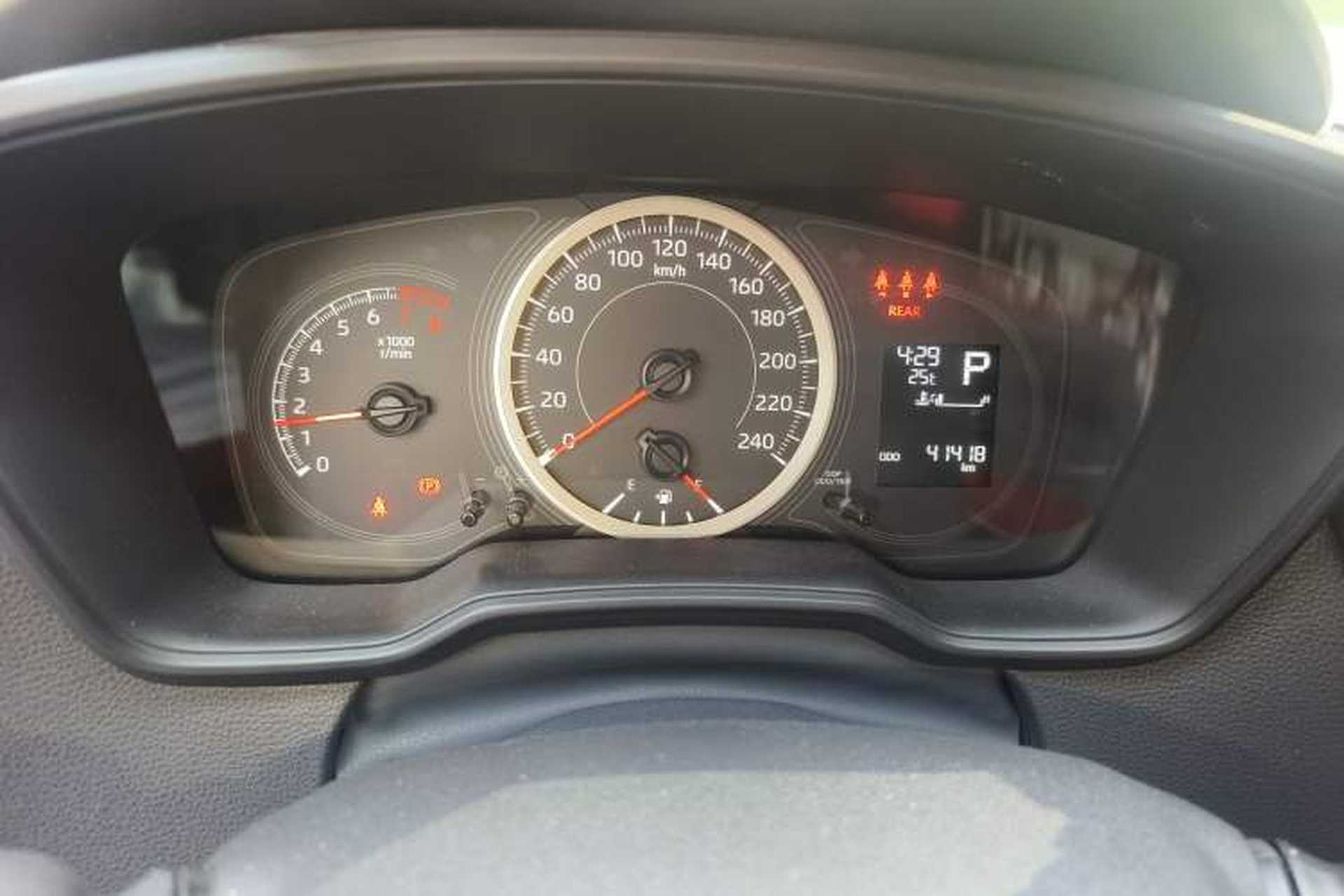 Used Toyota Levin 2021 TNGA 1.5L CVT Entry-Level Model Odometer Close Up