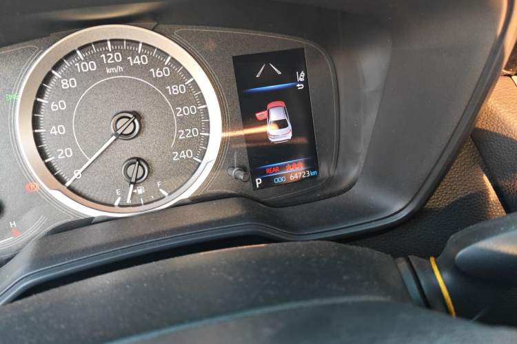 Used Toyota Levin 2021 185T CVT Sport Edition Odometer Close Up