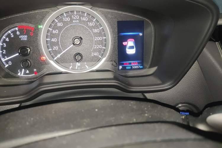 Used Toyota Levin 2021 185T CVT Sport Edition Odometer Close Up