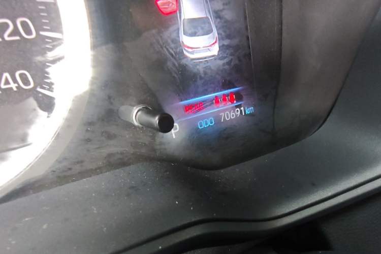Used Toyota Levin 2021 185T CVT Sport Edition Odometer Close Up