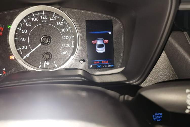 Used Toyota Levin 2021 2.0L Luxury Edition Odometer Close Up