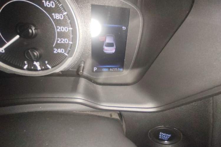 Used Toyota Levin 2021 185T CVT Sport Edition Odometer Close Up
