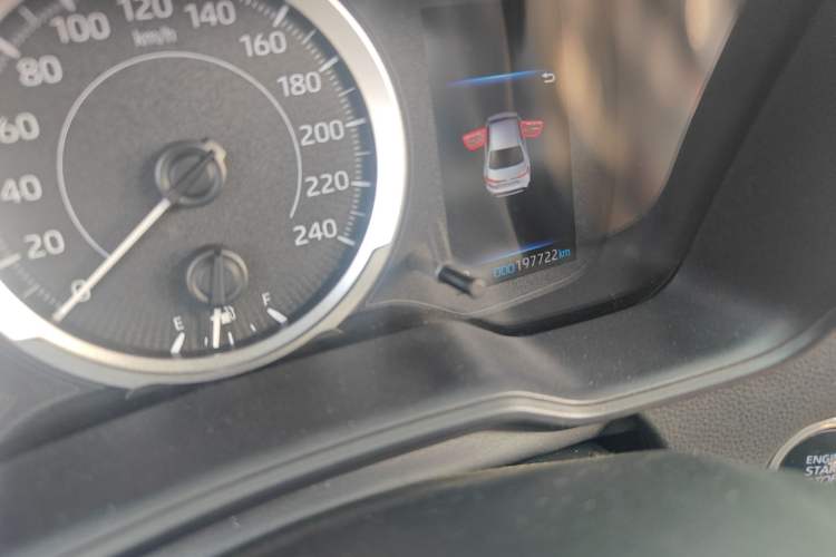 Used Toyota Levin 2021 185T CVT Sport Edition Odometer Close Up
