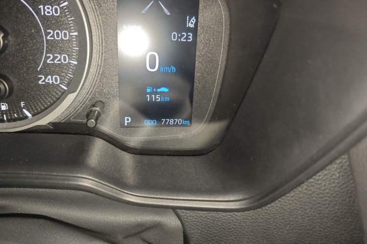 Used Toyota Levin 2021 185T CVT Luxury Edition Odometer Close Up