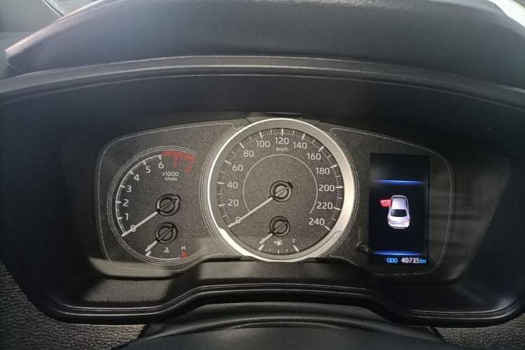 Used Toyota Levin 2021 185T CVT Luxury Edition Odometer Close Up