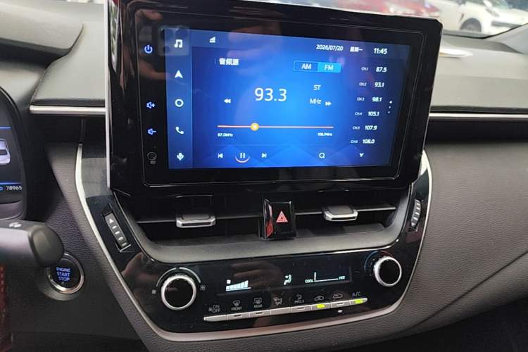 Used Toyota Levin 2021 185T CVT Sport Edition Audio And AC Panel