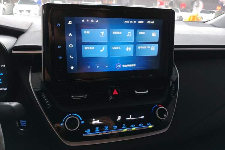 Used Toyota Levin 2021 185T CVT Sport Edition Audio And AC Panel
