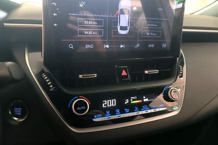 Used Toyota Levin 2021 185T CVT Sport Edition Audio And AC Panel