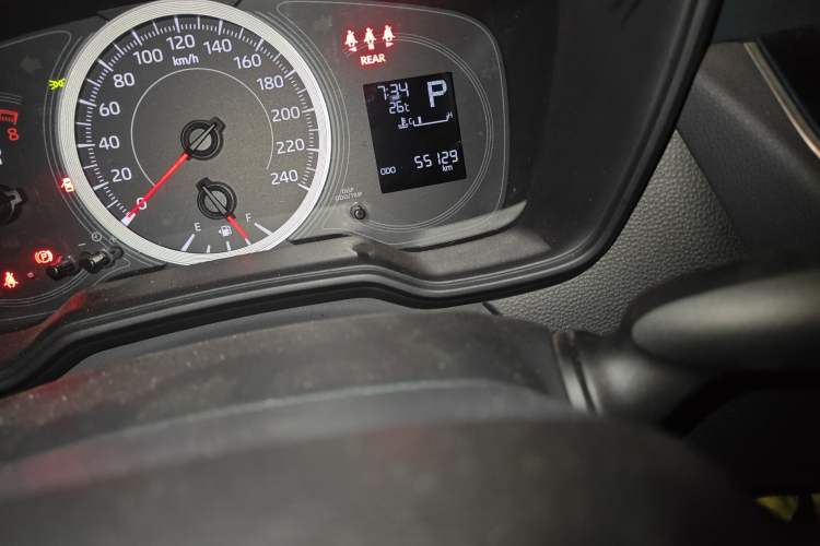 Used Toyota Levin 2021 TNGA 1.5L CVT Entry-Level Model Odometer Close Up