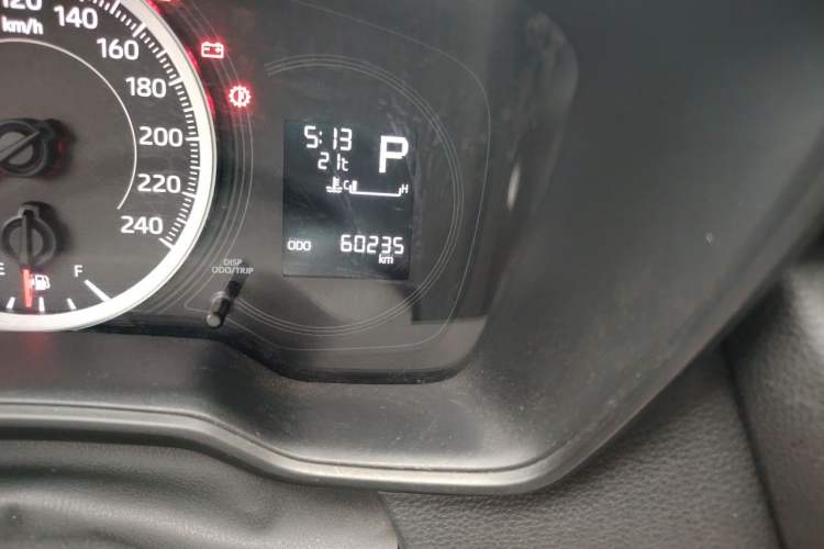 Used Toyota Levin 2021 TNGA 1.5L CVT Entry-Level Model Odometer Close Up