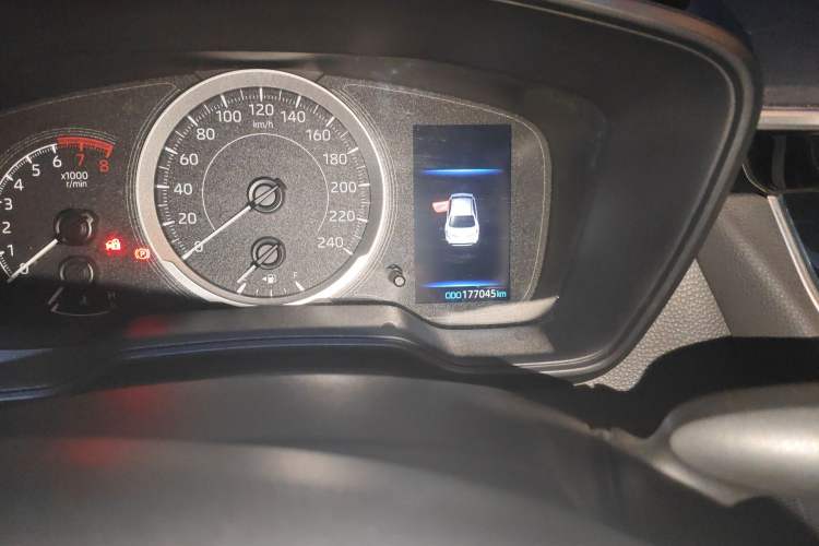 Used Toyota Levin 2021 185T CVT Sport Edition Odometer Close Up