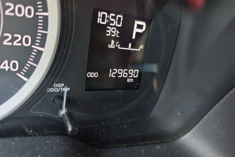 Used Toyota Levin 2021 TNGA 1.5L CVT Entry-Level Model Odometer Close Up