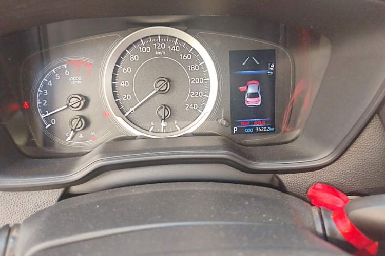 Used Toyota Levin 2021 185T CVT Sport Edition Odometer Close Up