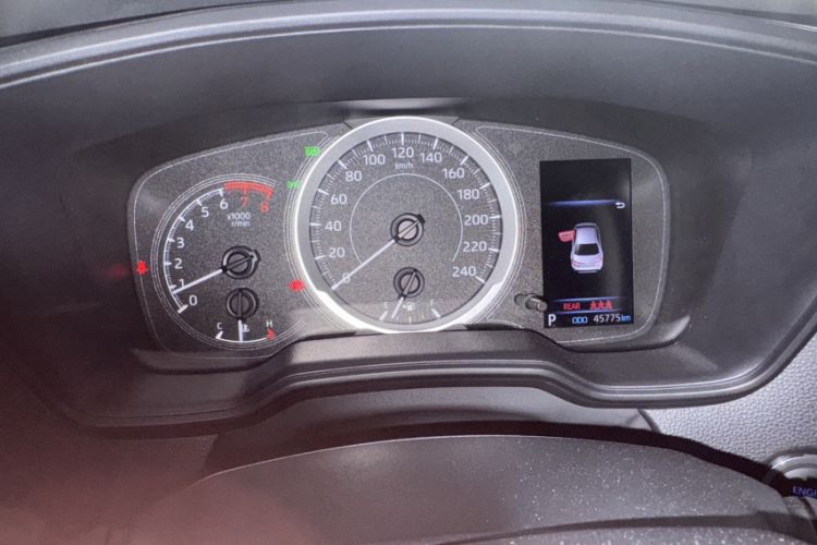 Used Toyota Levin 2021 185T CVT Luxury Edition Odometer Close Up