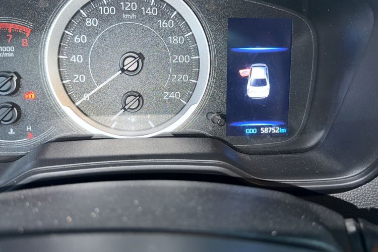 Used Toyota Levin 2021 185T CVT Sport Edition Odometer Close Up