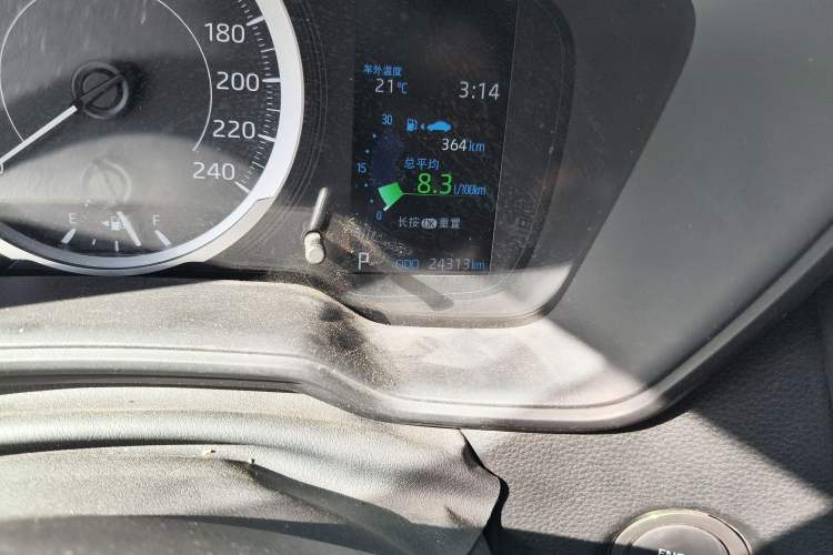 Used Toyota Levin 2021 185T CVT Sport Edition Odometer Close Up