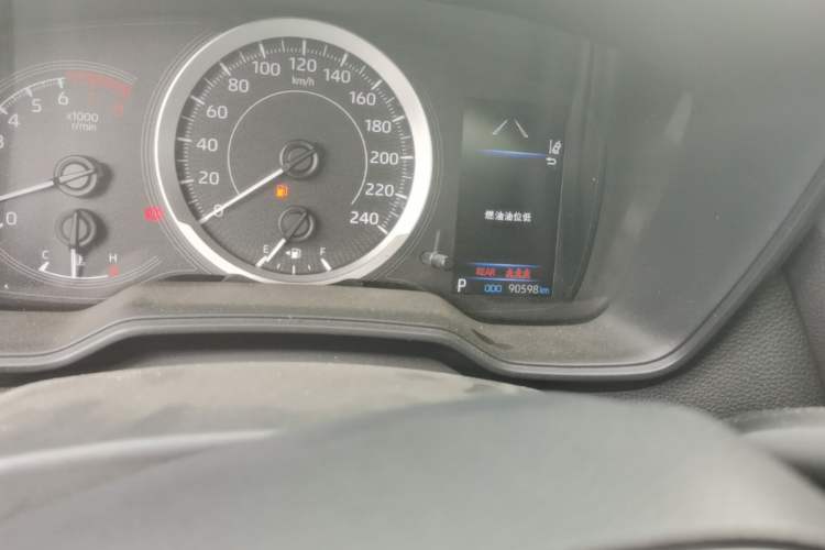 Used Toyota Levin 2021 185T CVT Luxury Edition Odometer Close Up