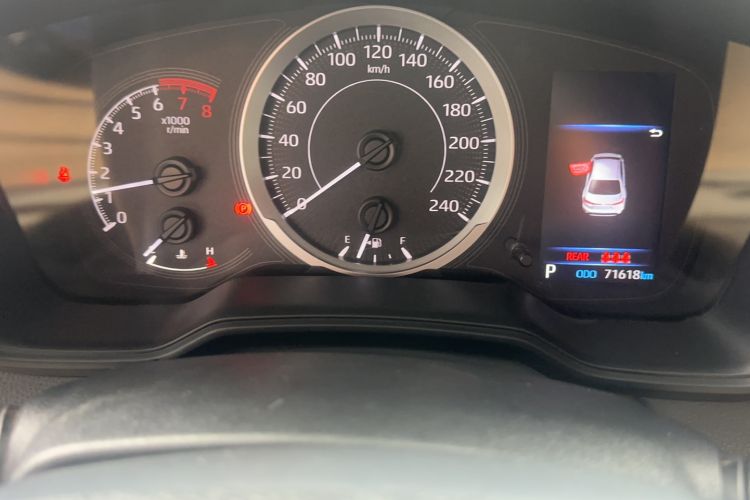Used Toyota Levin 2021 185T CVT Luxury Edition Odometer Close Up