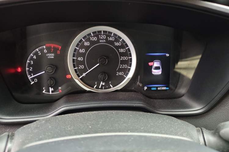Used Toyota Levin 2021 185T CVT Sport Edition Odometer Close Up