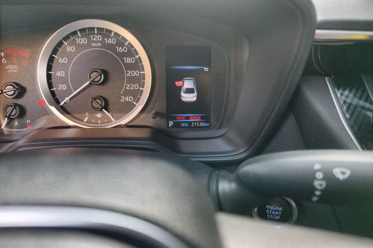 Used Toyota Levin 2021 185T CVT Luxury Edition Odometer Close Up