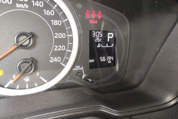Used Toyota Levin 2021 TNGA 1.5L CVT Entry-Level Model Odometer Close Up