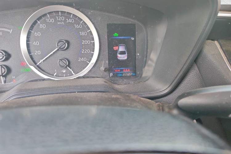 Used Toyota Levin 2021 Dual-Motor 1.8H E-CVT Leading Edition Odometer Close Up