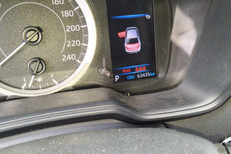 Used Toyota Levin 2021 185T CVT Sport Edition Odometer Close Up
