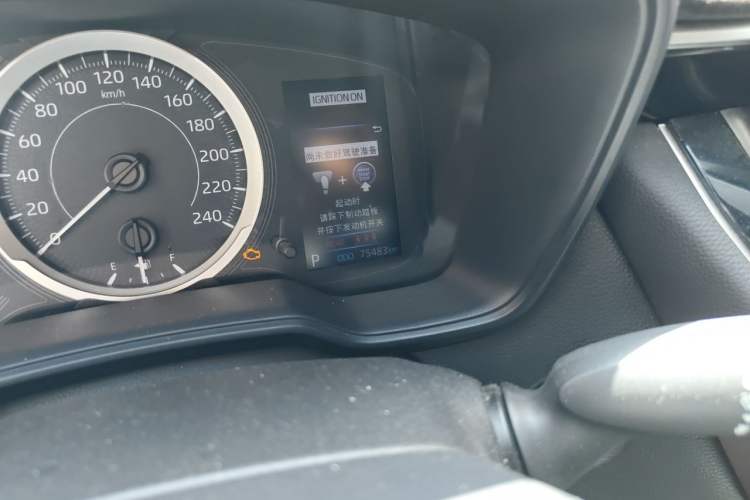 Used Toyota Levin 2021 185T CVT Luxury Edition Odometer Close Up