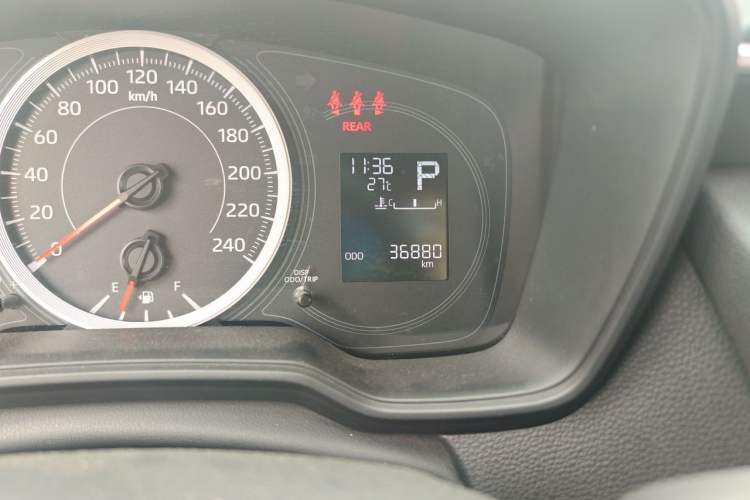 Used Toyota Levin 2021 TNGA 1.5L CVT Entry-Level Model Odometer Close Up