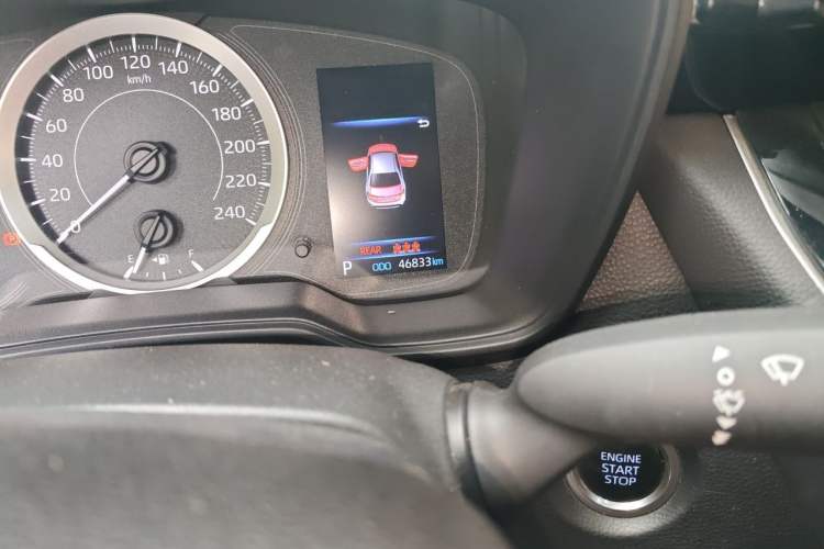 Used Toyota Levin 2021 185T CVT Sport Edition Odometer Close Up
