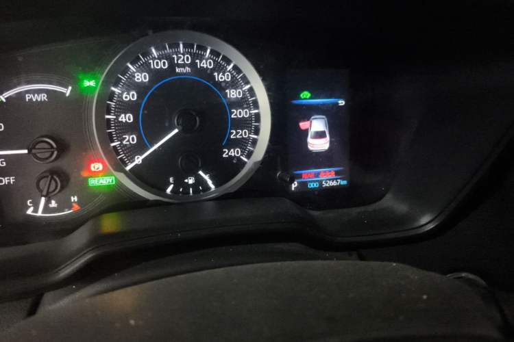 Used Toyota Levin 2021 Dual-Motor 1.8H E-CVT Sport Edition Odometer Close Up