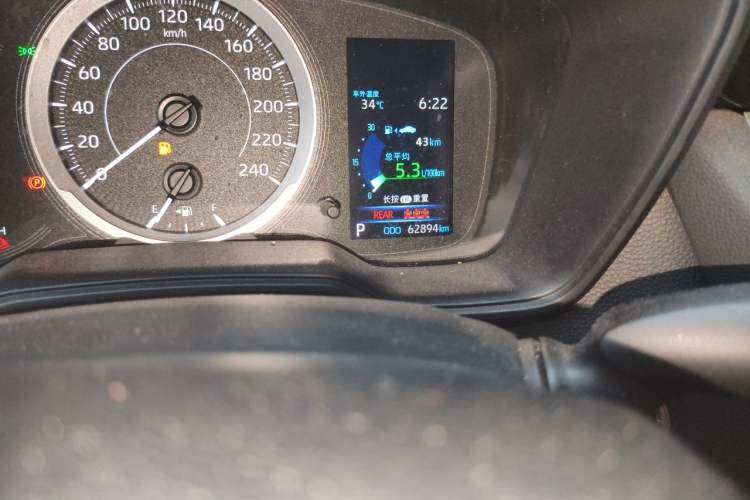 Used Toyota Levin 2021 185T CVT Luxury Edition Odometer Close Up