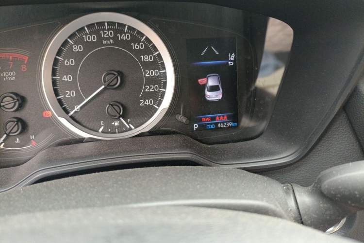 Used Toyota Levin 2021 185T CVT Luxury Edition Odometer Close Up